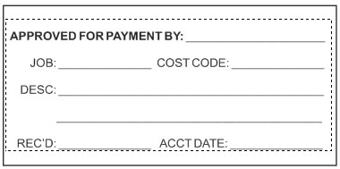 Approved for Payment stamp