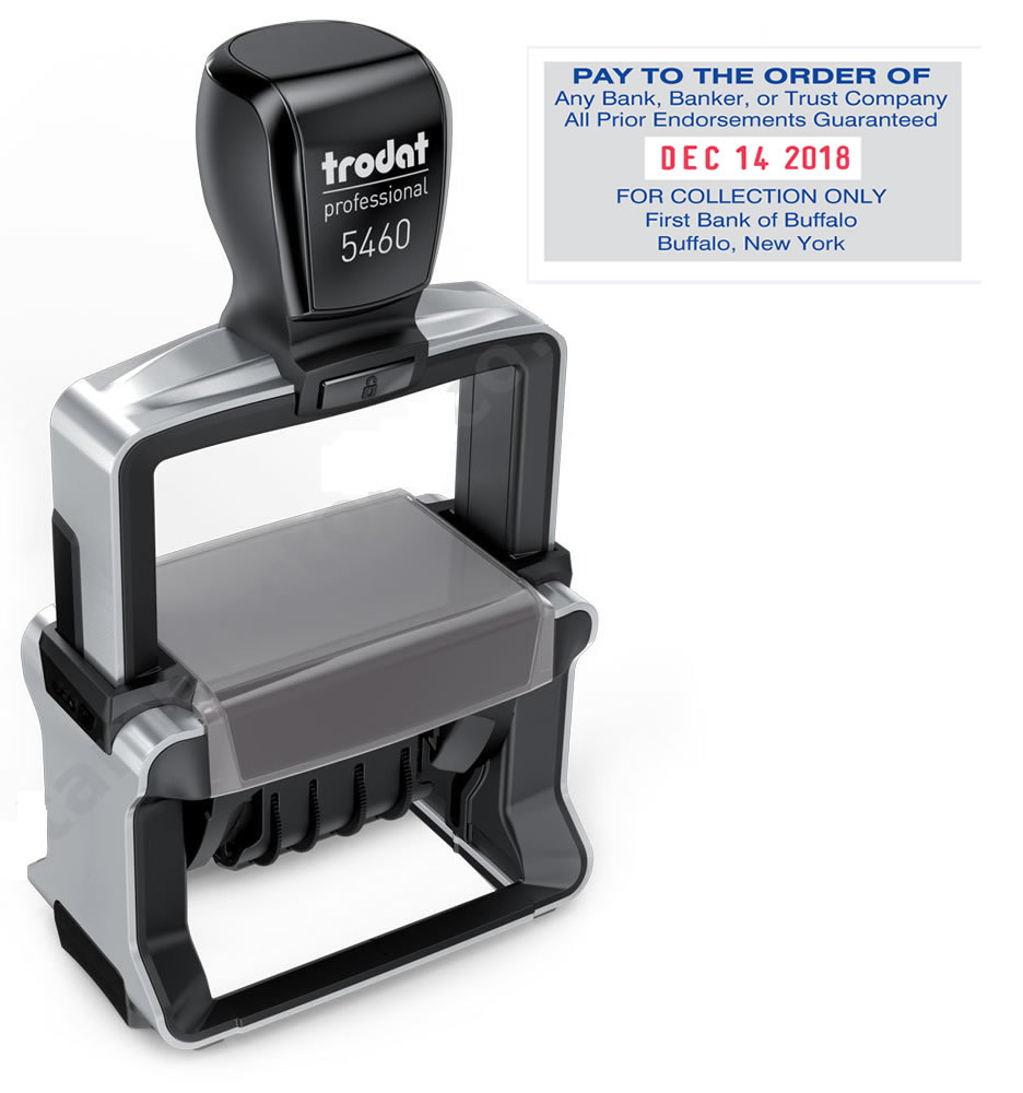 Professional Text Date Stamper 5460 - Click Image to Close